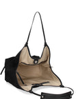 Borsa a Spalla in Vera Pelle Nero