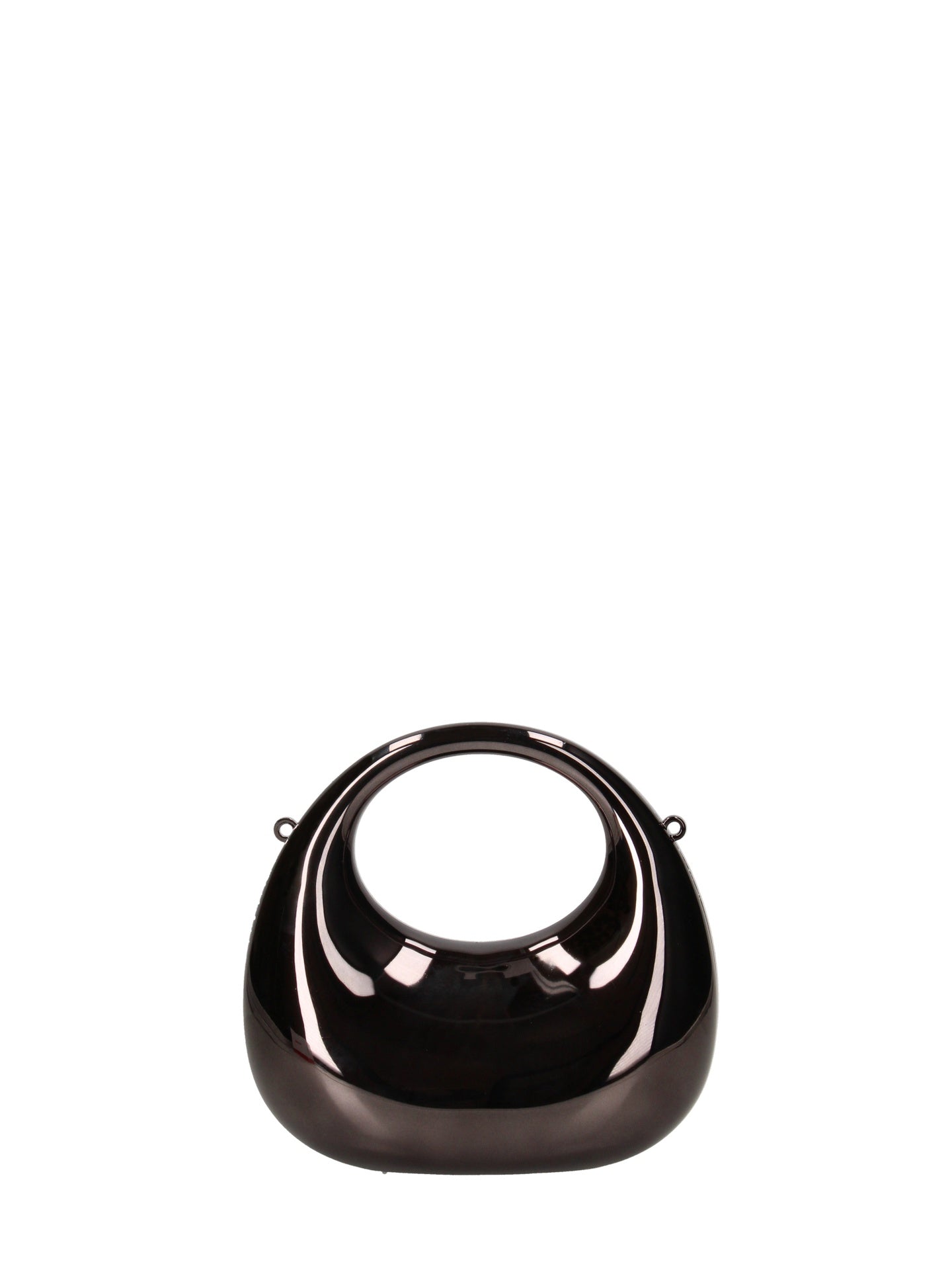 Borsa a Tracolla in Pvc Nero Chiara Ferretti