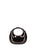 Borsa a Tracolla in Pvc Nero Chiara Ferretti