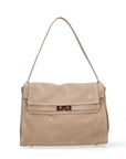 Borsa a Mano in Vera Pelle Cappuccino Chiara Ferretti