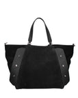 Borsa a Mano in Vera Pelle Nero