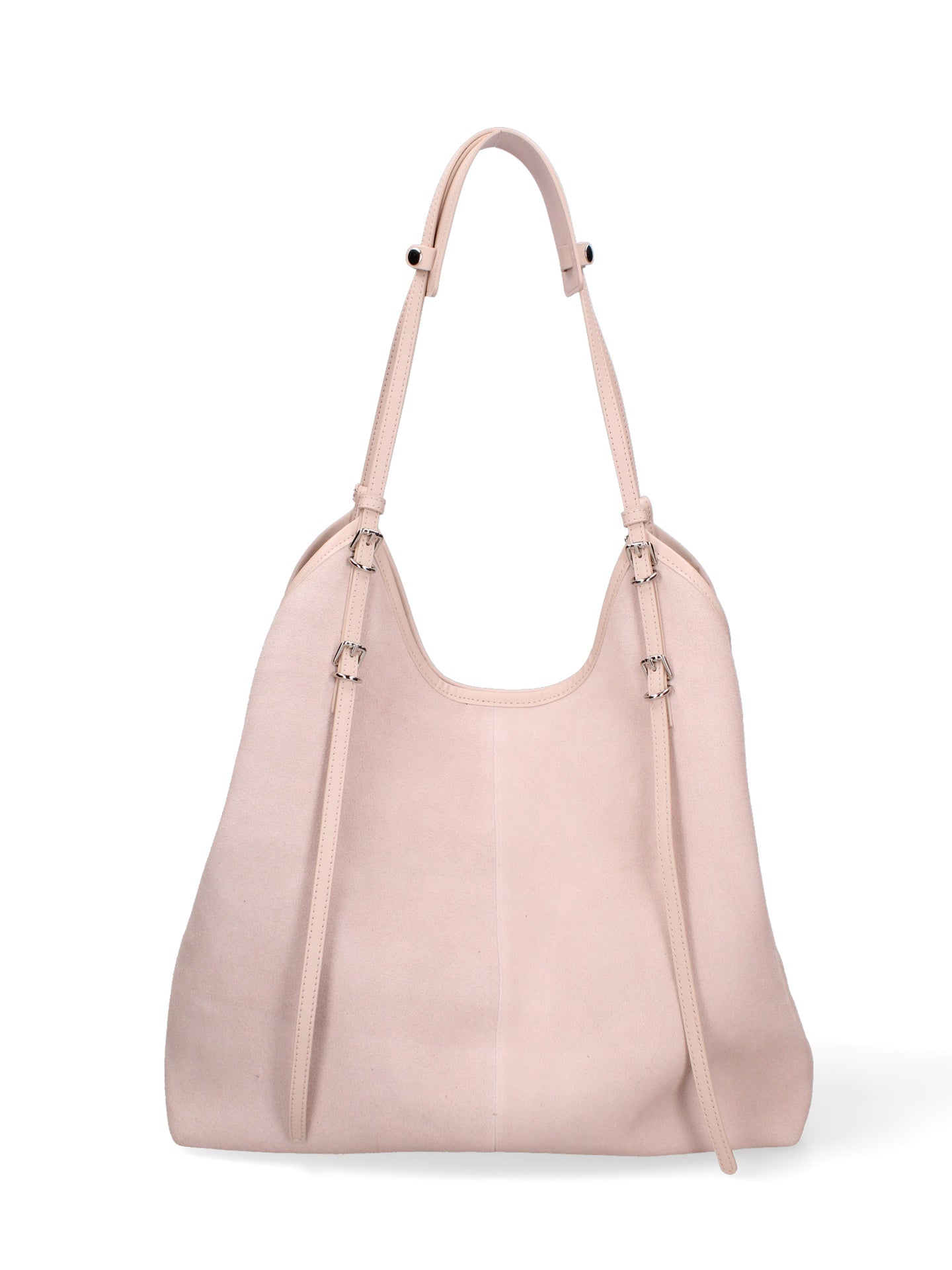 Borsa a Spalla in Vera Pelle Cipria