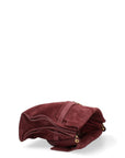 Borsa a Mano in Vera Pelle Bordeaux