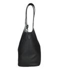 Borsa a Mano in Vera Pelle Nero