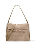 Borsa a Mano in Vera Pelle Cappuccino