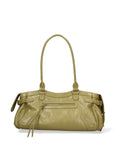 Borsa a Mano in Vera Pelle Verde Chiara Ferretti