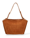 Borsa a Spalla in Vera Pelle Cuoio Scuro