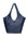 Borsa a Mano in Vera Pelle Blu Jeans Chiara Ferretti
