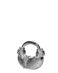 Borsa a Tracolla in Pvc Argento