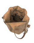 Borsa a Mano in Vera Pelle Cappuccino