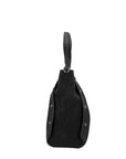 Borsa a Mano in Vera Pelle Nero