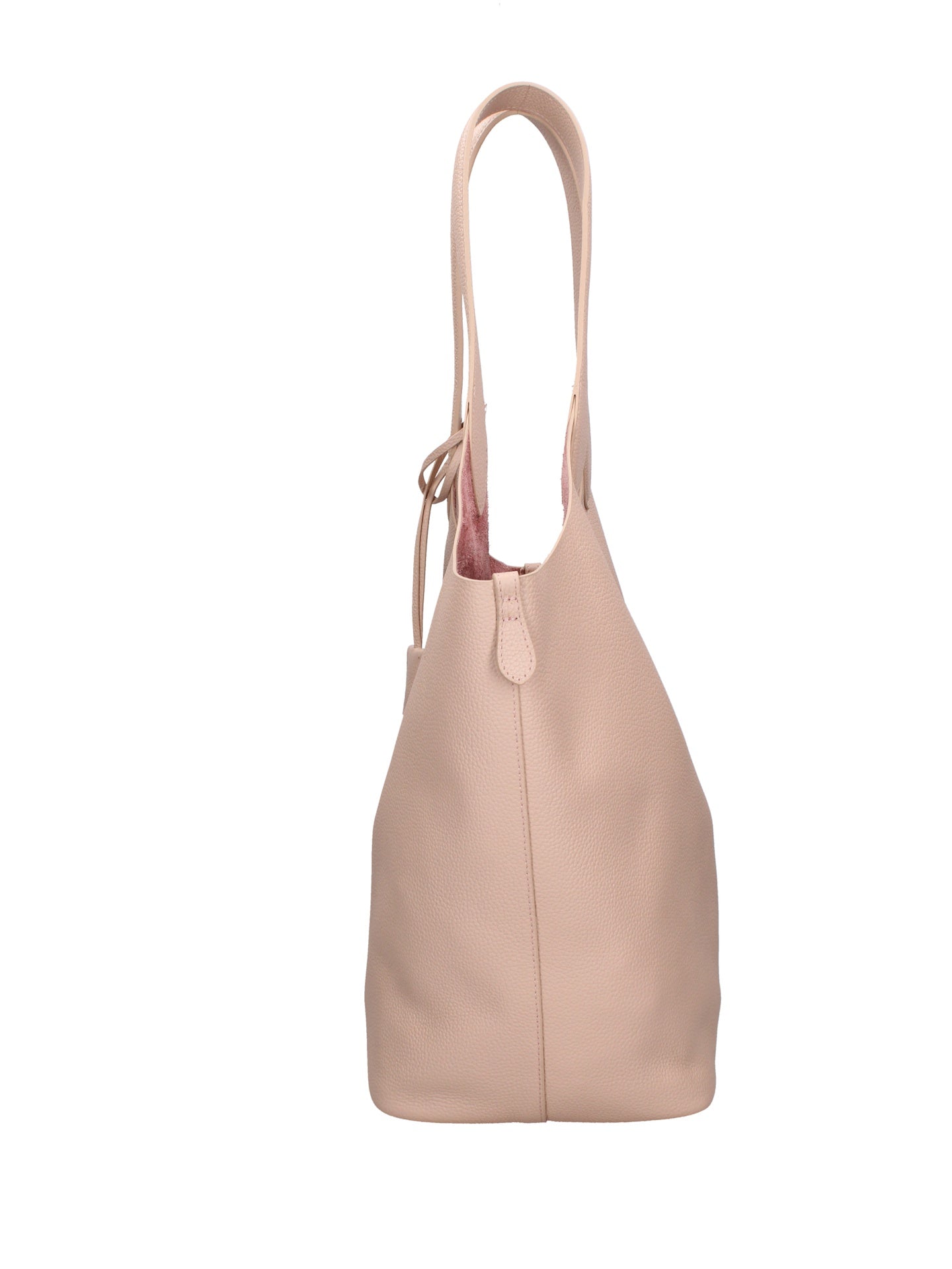 Borsa a Mano in Vera Pelle Nudo