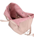 Borsa a Mano in Vera Pelle Nudo