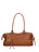 Borsa a Mano in Vera Pelle Cuoio Scuro Chiara Ferretti