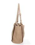 Borsa a Spalla in Vera Pelle Cappuccino