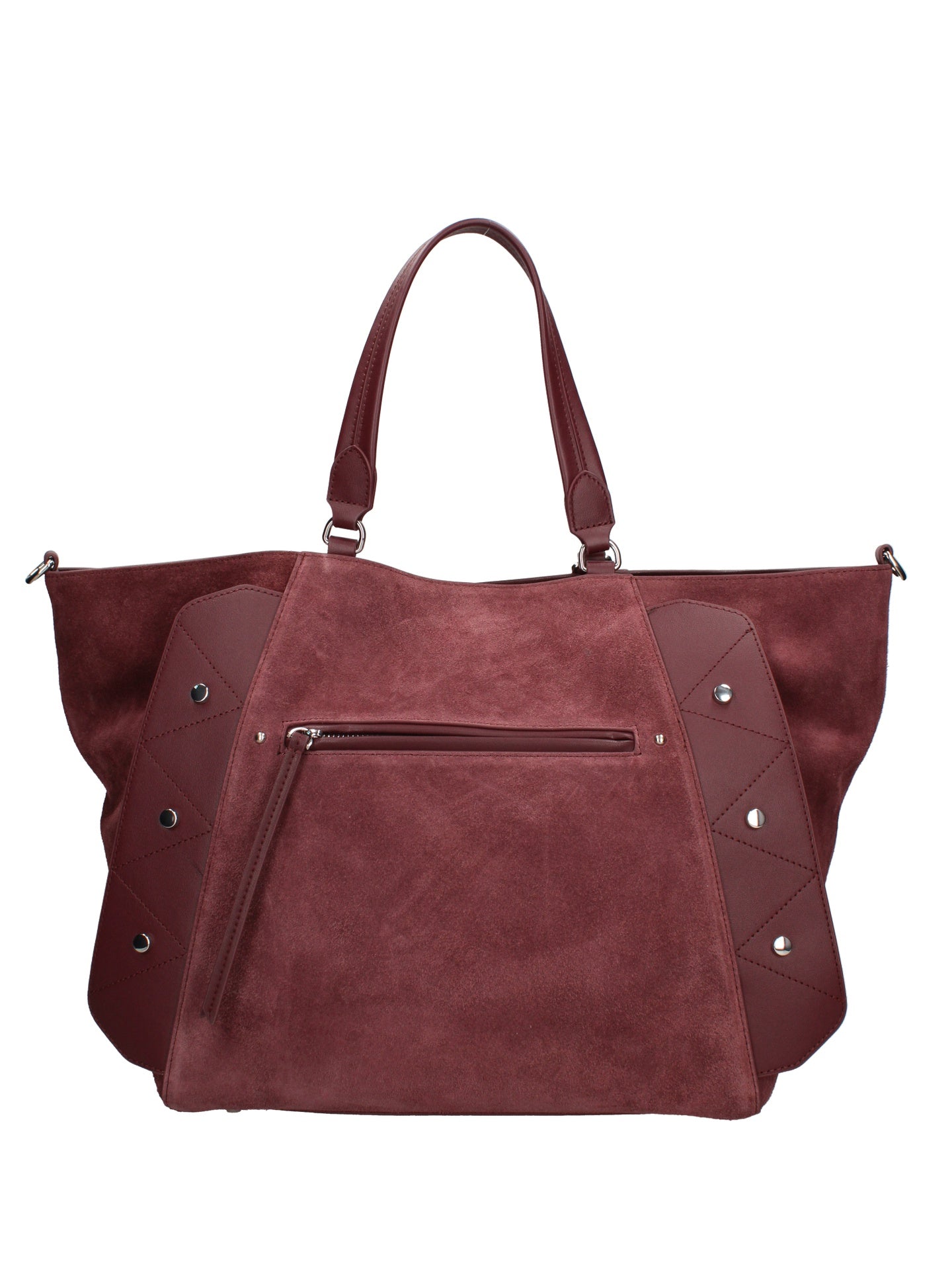Borsa a Mano in Vera Pelle Bordeaux Chiara Ferretti