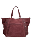Borsa a Mano in Vera Pelle Bordeaux Chiara Ferretti