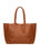 Borsa a Mano in 100% Cow Leather Cuoio Scuro Chiara Ferretti