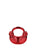 Borsa a Tracolla in Pvc Rosso Chiara Ferretti