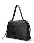 Borsa a Mano in Vera Pelle Nero