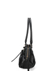 Borsa a Mano in Vera Pelle Nero