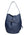 Borsa a Mano in Vera Pelle Blu Jeans Chiara Ferretti
