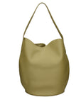 Borsa a Mano in Vera Pelle Verde