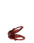 Borsa a Tracolla in Pvc Rosso
