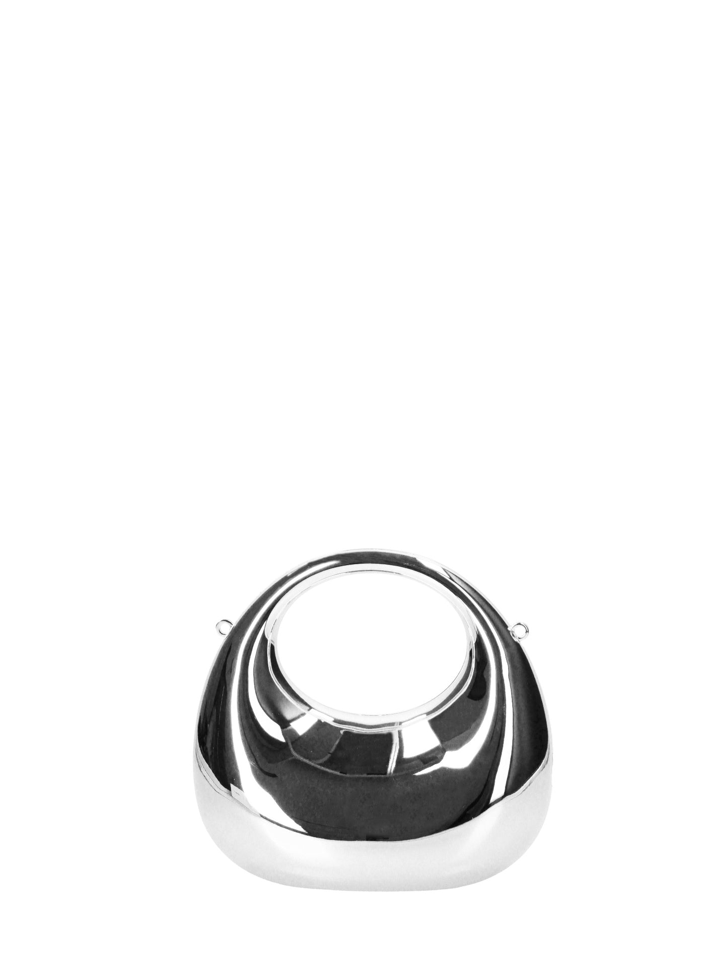 Borsa a Tracolla in Pvc Argento Chiara Ferretti